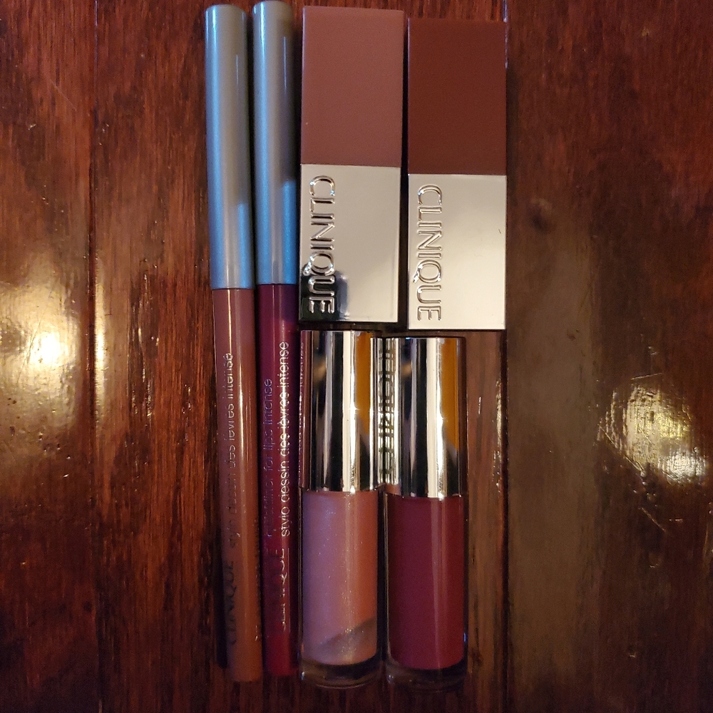 NWT Clinique Lipsticks Lipliners and Lip Glosses